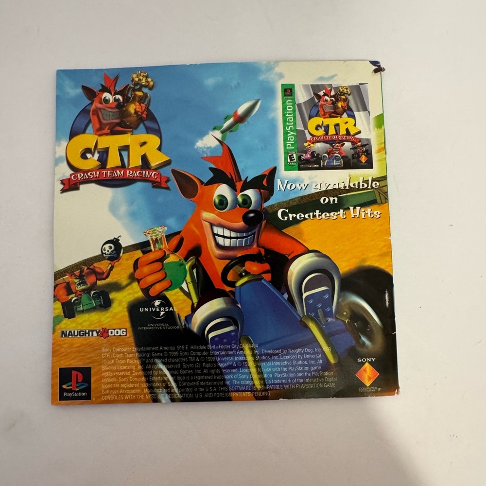 Spyro 2 Ripto’s Rage Playstation 1999 With Booklet - Picture 7 of 8